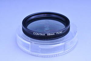 【送料無料】CONTAX Polar コンタックス　55mm　純正偏光フィルター 反射を抑制し高コントラストな画像に！