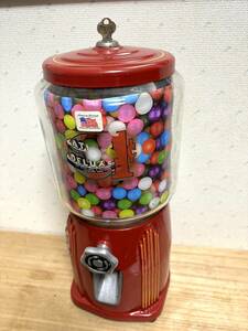 ★アメリカンアンティーク ビンテージ ガムボールマシーン Vintage Gumball Machine made in USA ミッドセンチェリーモダン アールデコ　