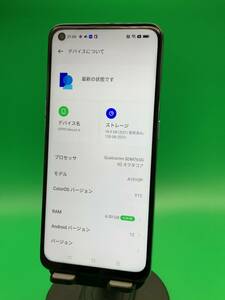 ★激安 OPPO Reno5 A 128GB SIMフリー 最大容量良好 格安SIM可 SoftBank ○ A101OP アイスブルー 中古 新古品 536564 A-3