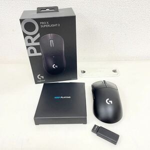 Logicool PRO X SUPERLIGHT 2 G-PPD-004WL-BK ワイヤレス ゲーミング マウス ロジクール ブラック