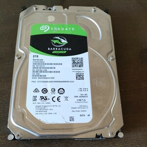 SEAGATE HDD 8TB中古品 現状品 通電確認 2018@