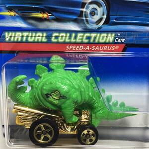 ☆ホットウィール☆ スピード　ア　サウラス　黄緑　Hot Wheels 