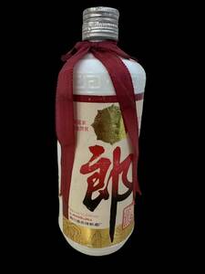 未開栓 中国酒 中国名酒 郎 緑色食品 四川省古蘭郎酒 香型 老郎酒 LANG 500ml 53% 1996年1月22日生産 空瓶