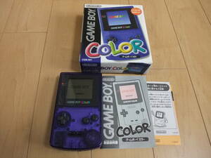 ★USED★1円最落なし★GAME BOY COLOR 本体★ゲームボーイカラー本体★ミッドナイトブルー★CGB-001★