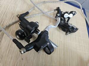 ■ 1円スタート売切り!! ■ SHIMANO DEORE XT BL-M755 BR-M755 シマノ 油圧ディスクブレーキ セット MTB 送料520円!! 同梱発送承中!!