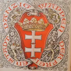 1924年 ドイツ アンティーク ミュンヘンカレンダー リトグラフ 石板画 紋章