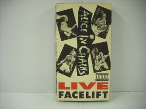 ■VHS　ALICE IN CHAINS / LIVE FACELIFT アリス・イン・チェインズ 輸入 SMV ENTERPRISES 14V-49081 ◇r40318