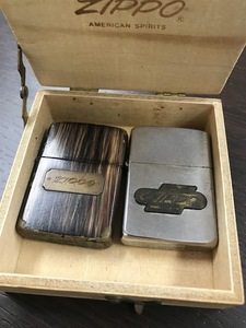 #258 ZIPOO　ジッポ　喫煙具　オイル ライター　箱付き　2個セット　コレクター