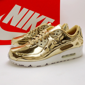 NIKE ウィメンズエアマックス 90SP メンズ27.5cm レディース28cm ゴールド AIR MAX 90SP CQ6639 700 ナイキ スニーカー 質屋 神戸つじの