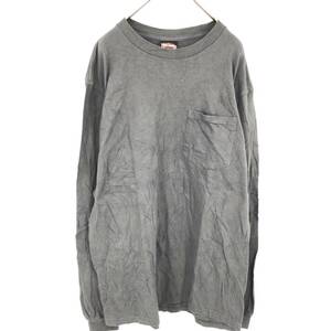 M HARLEY DAVIDSON Tシャツ グレー 長袖 リユース ultramto ts1475