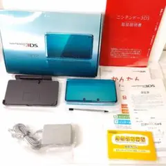 Nintendo　ニンテンドー3DS アクアブルー　画面極美品　任天堂　ゲーム機
