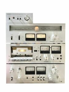 Pioneer パイオニア システムコンポ TX-7600 SA-7800 CT-500 MA-10 ステレオアンプ カセットテープデッキ ステレオチューナー 通電確認済み