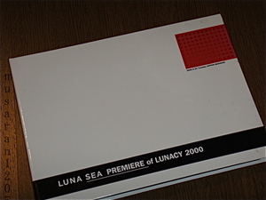 LUNA SEA/LUNACY&パンフ（CD収納可能パンフ）ルナシー/INORAN/SUGIZO/J/河村隆一/真也/LUNASEA/ルナシー