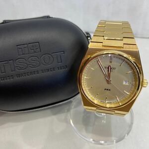 【TISSOT ティソ】腕時計 T137410A PRX ゴールド クォーツ カレンダー 2404oki K