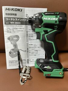 送料無料　未使用　ハイコーキ　HITACHI 日立工機　HIKOKI インパクトドライバ 充電式 MV 36v マルチボルト　wh36dc