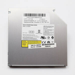 Lite-on　内蔵型　DVDマルチドライブ　DS-8A8SH　12.7mm厚　SATA　動作品　DS-8A8SH20C