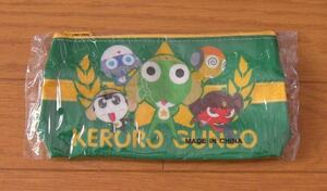 ★新品　ケロロ軍曹　ファスナービニールポーチ　ペンケース　KERORO GUNSO　タママ・ギロロ・クルル・ゴロロ