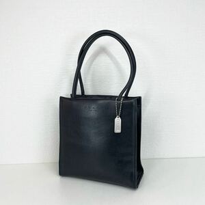 【美品】COACH コーチ ハンドバッグ ミニバッグ レザー ブラック 黒 Z182