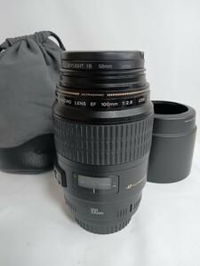 CANON キャノン MACRO LENS EF 100mm F2.8 USM EFマウント キヤノン AF一眼用 単焦点マクロレンズ F8