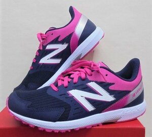 ★新品★NB HANZO J YOUTH ニューバランス　ハンゾージュニア（N5）ネイビー/ピンク22.5