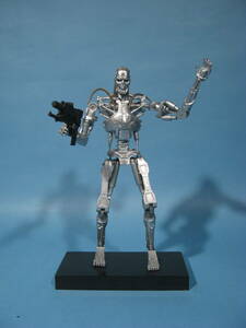 アオシマ 1/12 ターミネーター2 T-800 エンドスケルトン 量産型 Terminator 2 Judgment Day T-800 ENDOSKELETON (中古・組立済み・美品)