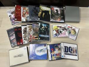 蘇さ(PEY156)　ゲームソフトおまとめ　PS2/Wii/PSP/DS/ 　ファイナルファンタジー　他　通電未確認　中古品　80サイズ