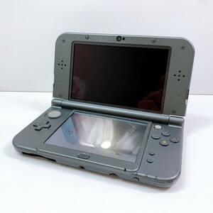 146【中古】New Nintendo 3DS LL 本体 RED-001 ブラック ニューニンテンドー 3DSLL 任天堂 タッチペンなし 動作確認 初期化済み 現状品