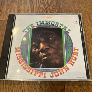 ミシシッピジョンハート MISSISSIPPI JOHN HURT IMMORTAL 名盤ブルースCD 輸入盤　送料230円で４枚まで同梱発送可能　廃盤　希少　憂歌団