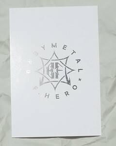 新品未使用 F.HERO x BABYMETAL コラボスクラッチ F賞 ポストカード WHITE（1枚） ベビーメタル ベビメタ タイ人ラッパー
