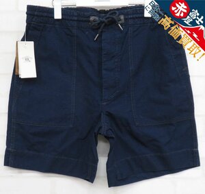 3P4546/未使用品 RRL インディゴリップストップフィールドショーツ ダブルアールエル ショートパンツ