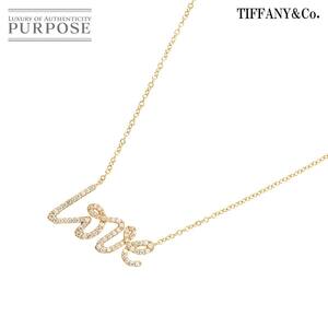 ティファニー TIFFANY&Co. グラフィティ ラブ ダイヤ ネックレス SM 41cm K18 PG ピンクゴールド 750 Necklace 90227388