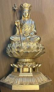 地蔵菩薩像　地蔵菩薩坐像　仏像　金色