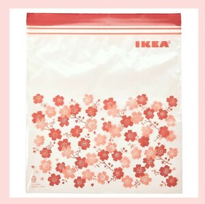 【☆IKEA★イケア☆ ISTAD イースタード プラスチック袋 桜 2.5L 25枚【新品】】