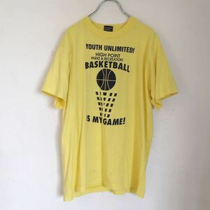 ビンテージ USA製 Tシャツ 2 ヴィンテージ ナンバリング バスケット イエロー 黄色 Mサイズ メンズ レディース BEST 80s 90s アメリカ古着