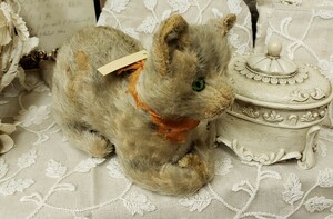 Steiff Antique シュタイフ キャト　猫ちゃん　ネコ　ヴィンテージ　1920年代　ぬいぐるみ ドイツ製　Vintage Steiff 