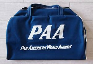 PAN AM パンナム パンアメリカン航空 PAA　1950年代 ボストンバッグ エアラインバッグ／50