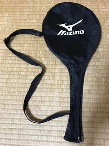 送料無料】ミズノ.バドラケカバー/黒ブラック/ハーフタイプ/mizuno/中古/検)バドミントン.ラケット.保護.YONEXヨネックス.ショルダーバッグ