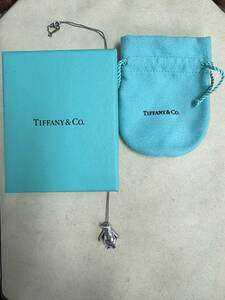 T42 TIFFANY&Co. ティファニー　ネックレス　ペンダント　ペンギンモチーフ　箱、保管袋あり　重さ約4.5ｇ　