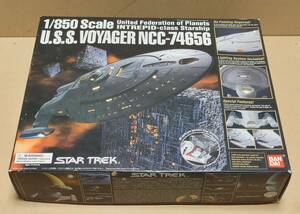 ◆【絶版、未開封】 バンダイ 1/850スケール　U.S.S.ヴォイジャー　NCC-74656　スタートレック ◆U.S.S. Voyager　Star Trek: Voyager 