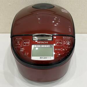 【K-28326】 日立 HITACHI IHジャー 炊飯器 5.5合炊き RZ-H10EJ-R メタリックレッド ほぼ未使用品 1円スタート