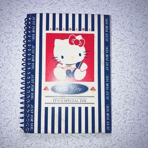 ハローキティ　メモ帳　昭和　レトロ　中古　ポケットサイズ　お宝　汚れあり　可愛い　ネコ　サンリオ
