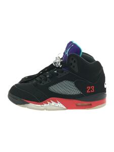 NIKE◆AIR JORDAN 5 RETRO_エアジョーダン 5 レトロ/27cm/BLK