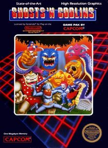 海外限定版 海外版 ファミコン Ghosts N Goblins 魔界村 NES