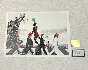 世界限定100枚 DEATH NYC ビートルズ BEATLES ヴィトン マイケルジョーダン NBA LV ポップアート アートポスター 現代アート KAWS Banksy