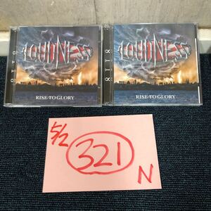 【に.ec】Rock CD LOUDNESS RISE TO GLORY 8118 ラウドネス ライズ トゥ グローリー 2枚 セット DVD ディスク美品