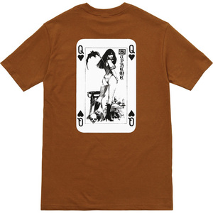 即決 supreme Vampirella card tee brown