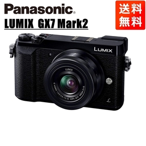 パナソニック Panasonic ルミックス GX7 Mark2 12-32mm レンズキット ブラック ミラーレス一眼 カメラ 中古