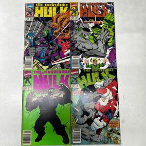 a0416-5.アメコミ THE INCREDIBLE HULK 4冊 ハルク MARVEL マーベル American COMICS 当時物 レア Collection