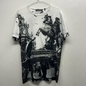 ドルチェアンドガッバーナ DOLCE&GABBANA 半袖Tシャツ カットソー サイズ50 Photo by Giuseppe Leone ドルガバ