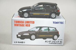 TOMICA トミカリミテッドヴィンテージネオ 1/64 HONDA ホンダ シビック Si 20周年記念車 (92年式) 黒 LV-N48g
